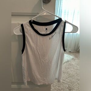 Hotworx white black contrast tank